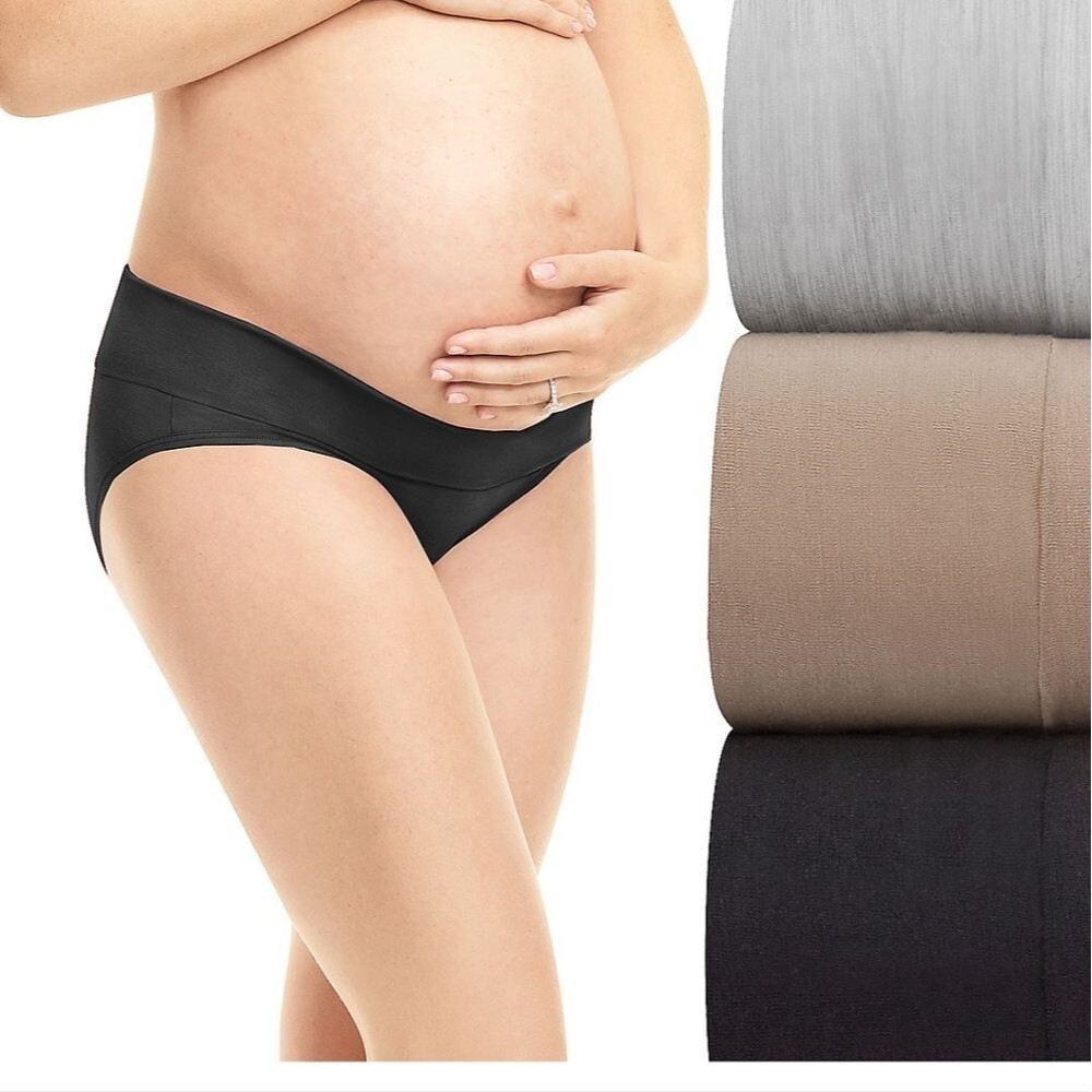 NWT Maternity Playtex 2-pack Fold-down Modern Brief Panties Size 2XL